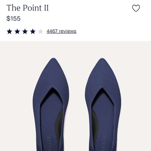 Rothy's The Point II Purple Flats 8 - Picture 6 of 7